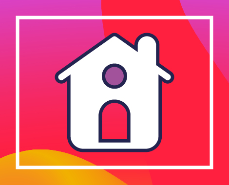 Graphic of a house to symbolise accommodation